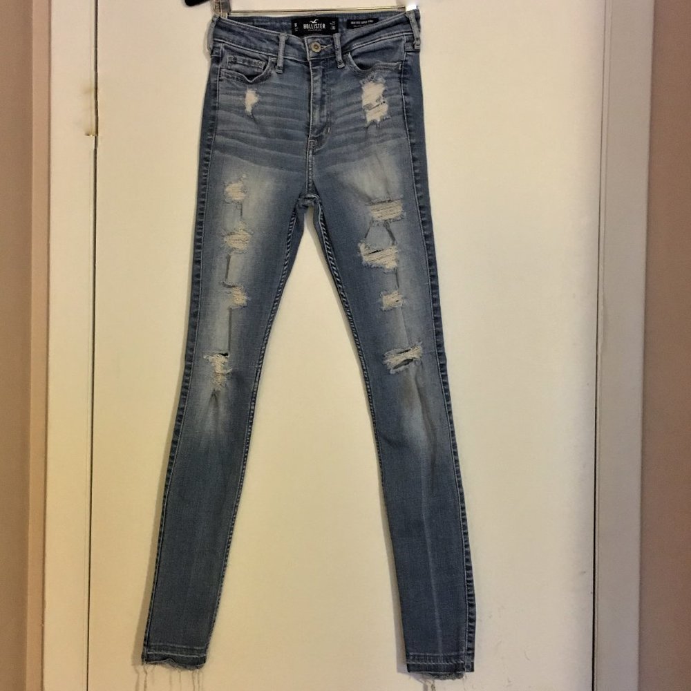 HOLLISTER High Rise Super Skinny Ripped Jeans | 1R - Picture 2 of 15